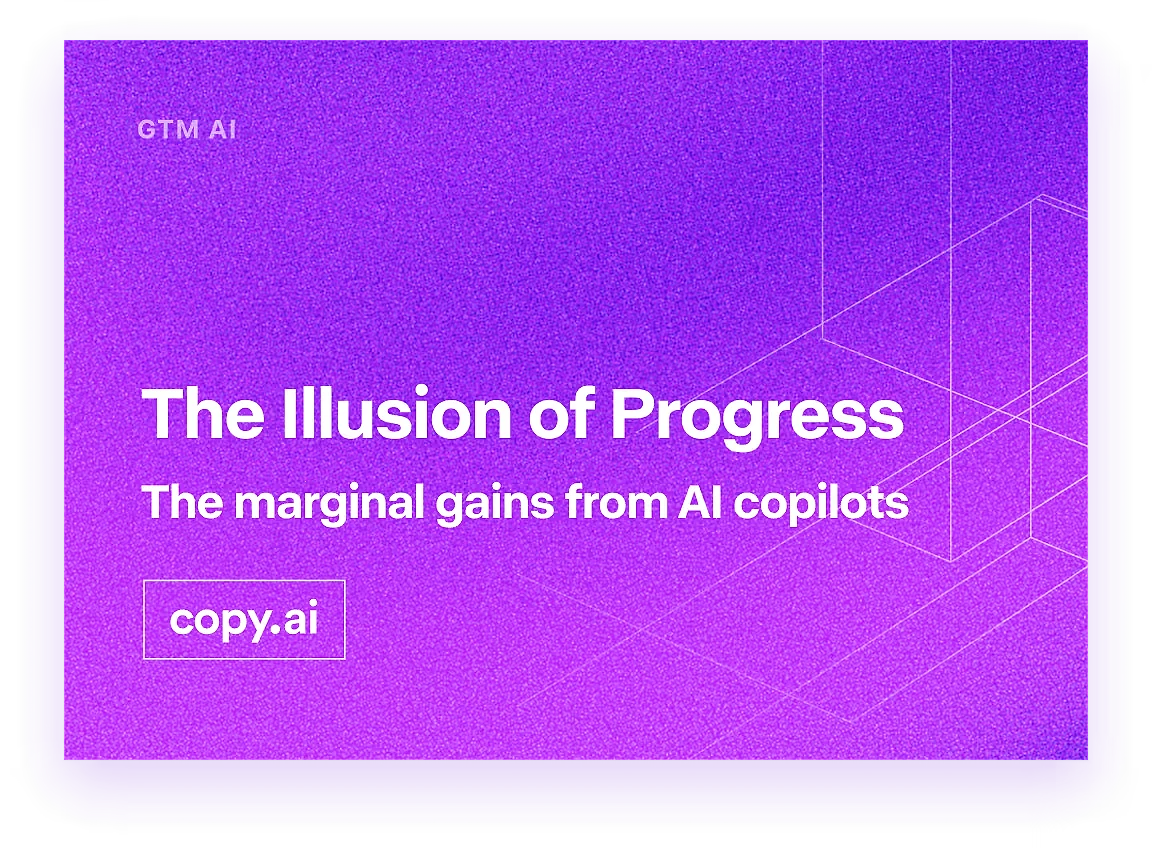 Copy.ai platform overview showing its go-to-market workflow builder