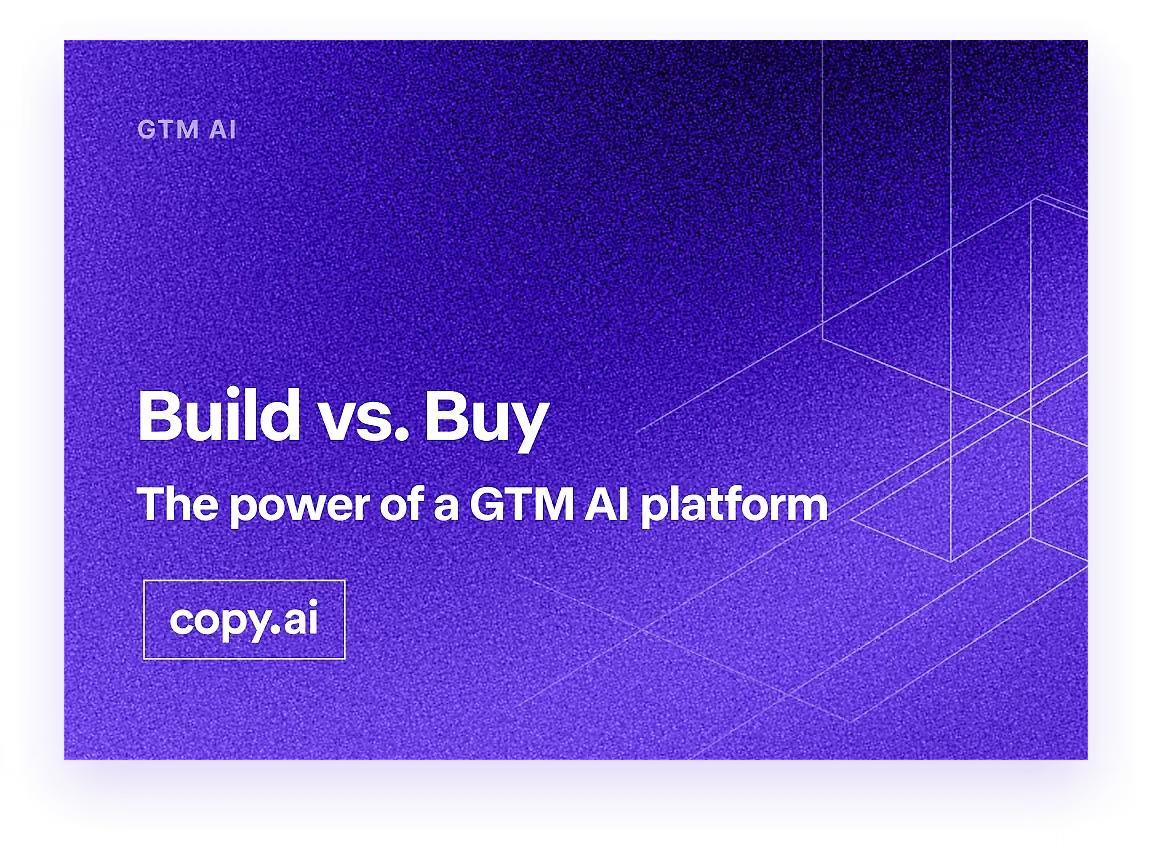 Copy.ai workflow interface for automating sales and marketing tasks