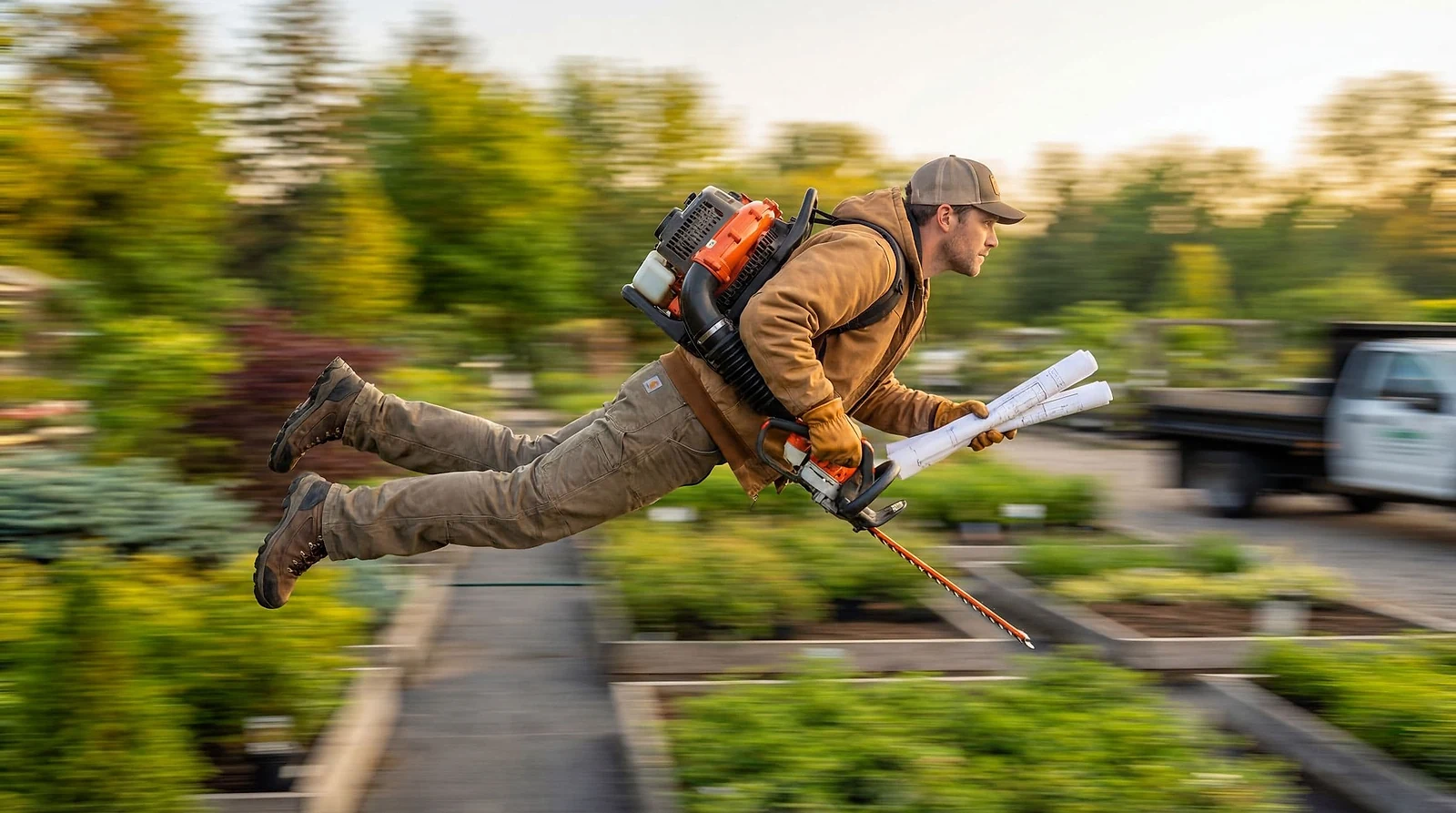A Durable-generated website template for a landscaping business